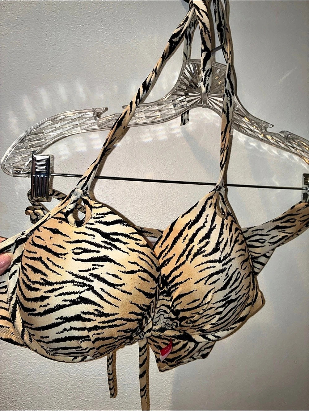 Victoria's Secret Animal Print Bikini Set Brown & Black